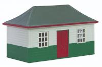 44-1014 Bachmann Scenecraft Wooden Pagoda Shed White & Green